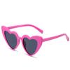 Hjertesolbriller Damemerke Designer Cat Eye Solbriller Kvinnelige Retro Love Hjerteformede briller Dame UV400 beskyttelse
