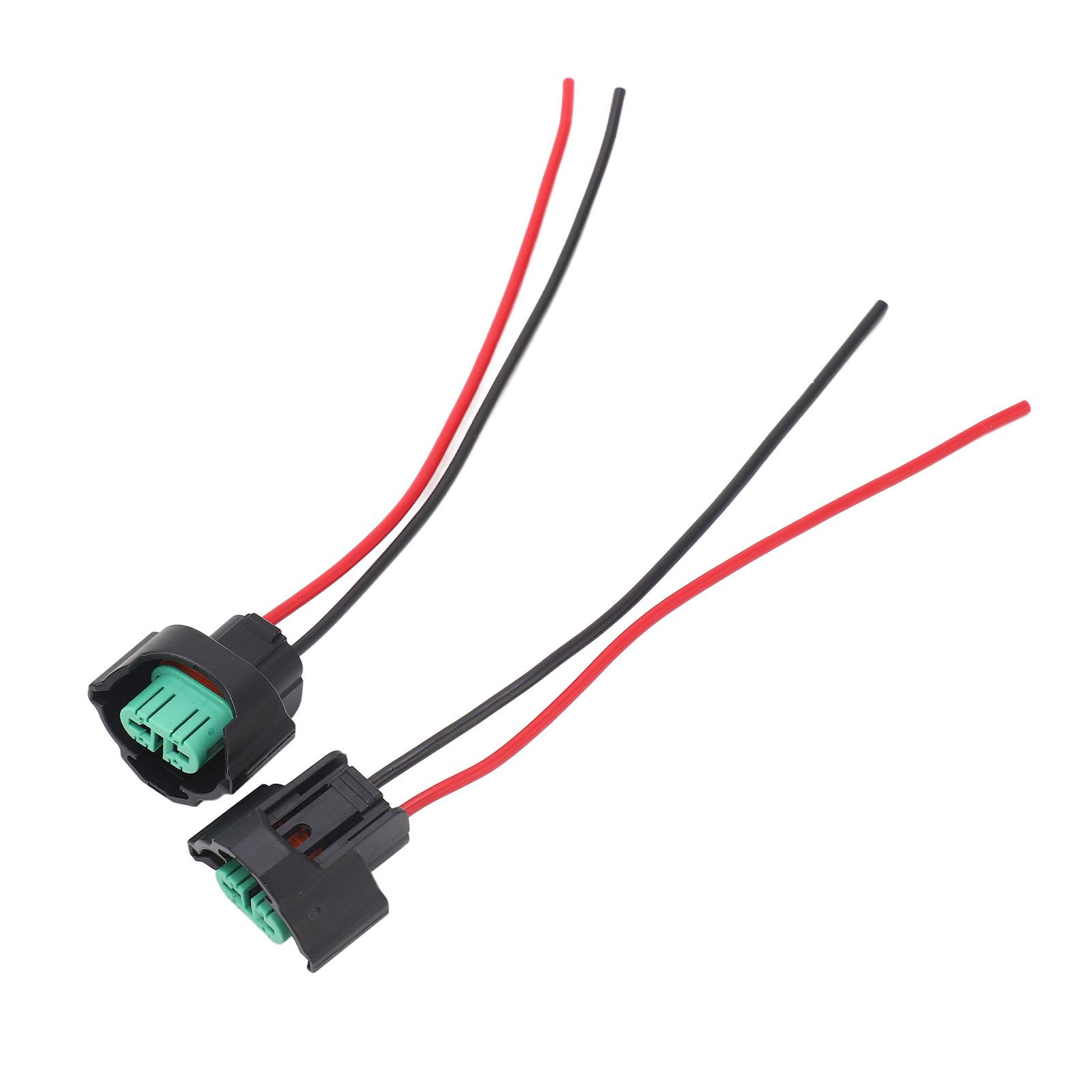 

2pcs H8 Female Adapters Harness Sockets Heat Resistant 881 880 H11 Wire Pigtails For Headlights Or