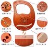 Wooden Harp with Metal Suitable for Easy to Includes Tuning Wrench Storage for Adults and Children 19-String Harp, Strings, Compact, Beginners,
