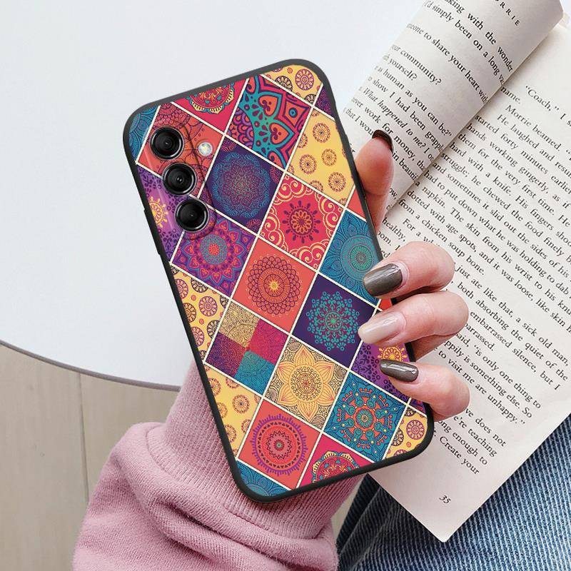 Cute Painted Case For Samsung Galaxy M14 M34 M54 5G Soft Cover Cartoon Cat Sunflower TPU Funda For Samsung M 14 GalaxyM54 Coque