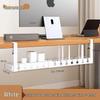 Under-Desk No-Drill Cable Organizer for Power Cords and Desktop Sockets