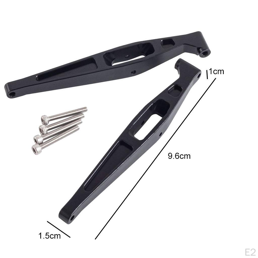 Pair of Alloy Lower Chassis Axial Jr 1:18 AX90052 RC, Easy to Install Remove