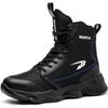 High Top Men Safety Shoes Lightweight Steel Toe Sneakers Work Boots Male Construction Protective Footwear