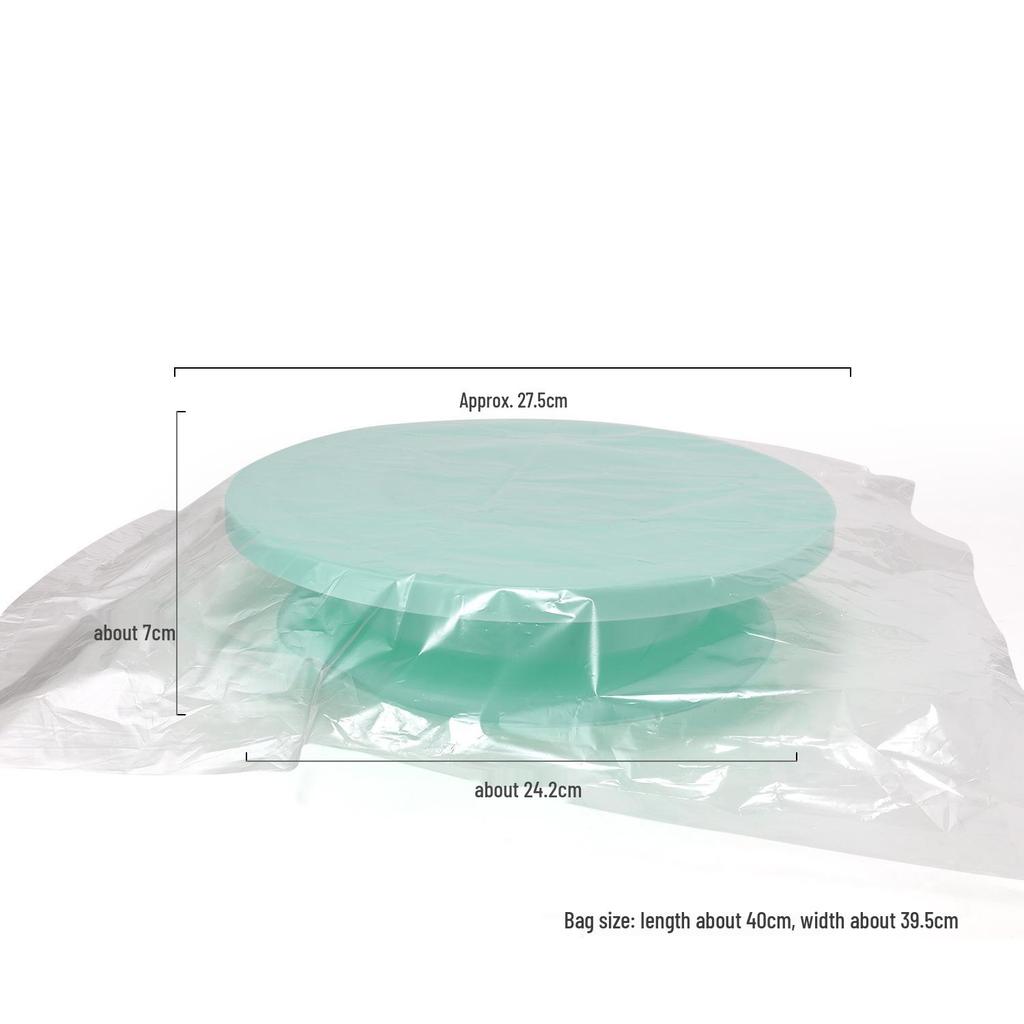 Rotating Cake Decorating Stand - Lightweight & Stable Plastic Turntable