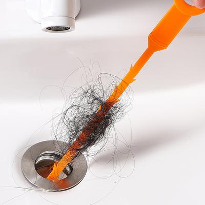 1 Uds. Gancho limpiador para limpieza de fregadero de cocina, palos, eliminador de obstrucciones, dragado de alcantarillado, tubo de resorte, herramienta de dragado de cabello, accesorios de baño