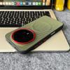 For Magsafe Magnetic Nylon Woven Case For Honor Magic 8 Pro Air 8 RSR 8 Lite Magic 7 Pro 7RSR Metal Buttons Matte Leather Cover