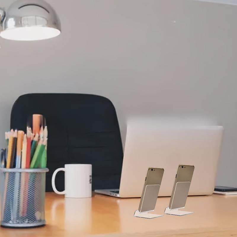 1 Transparent Acrylic Mobile Phone Holder, Multi-angle Desktop Holder, Portable Creative Bedside Desktop Accessories