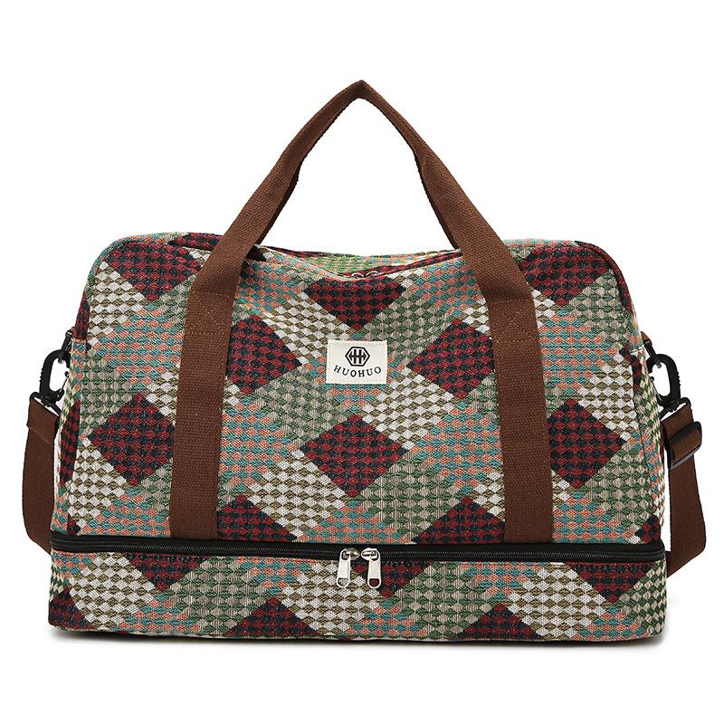 Large-capacity travel bag for short-distance business trips casual lightweight satchel bag shoulder crossbody bag fitness sports luggage bag for women