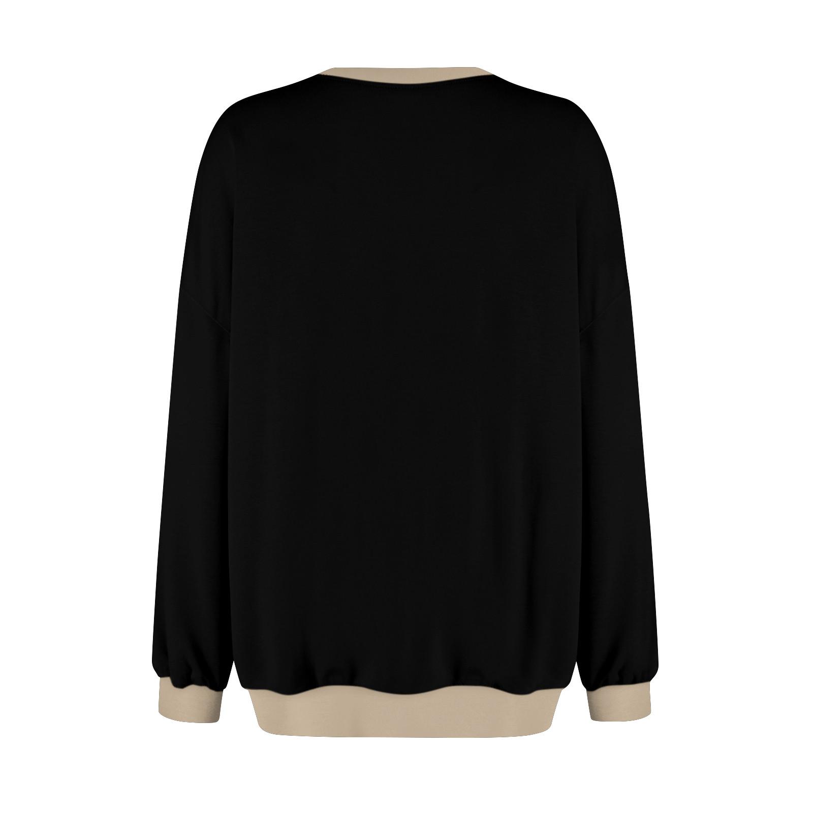 Женский повседневный пуловер с принтом — фото 4