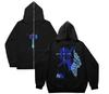 American Revenge Fleece Sweater Men's and Women's High Street Hoodies Trapstar Zip-up Cardigan Jacket Autumn and Winter