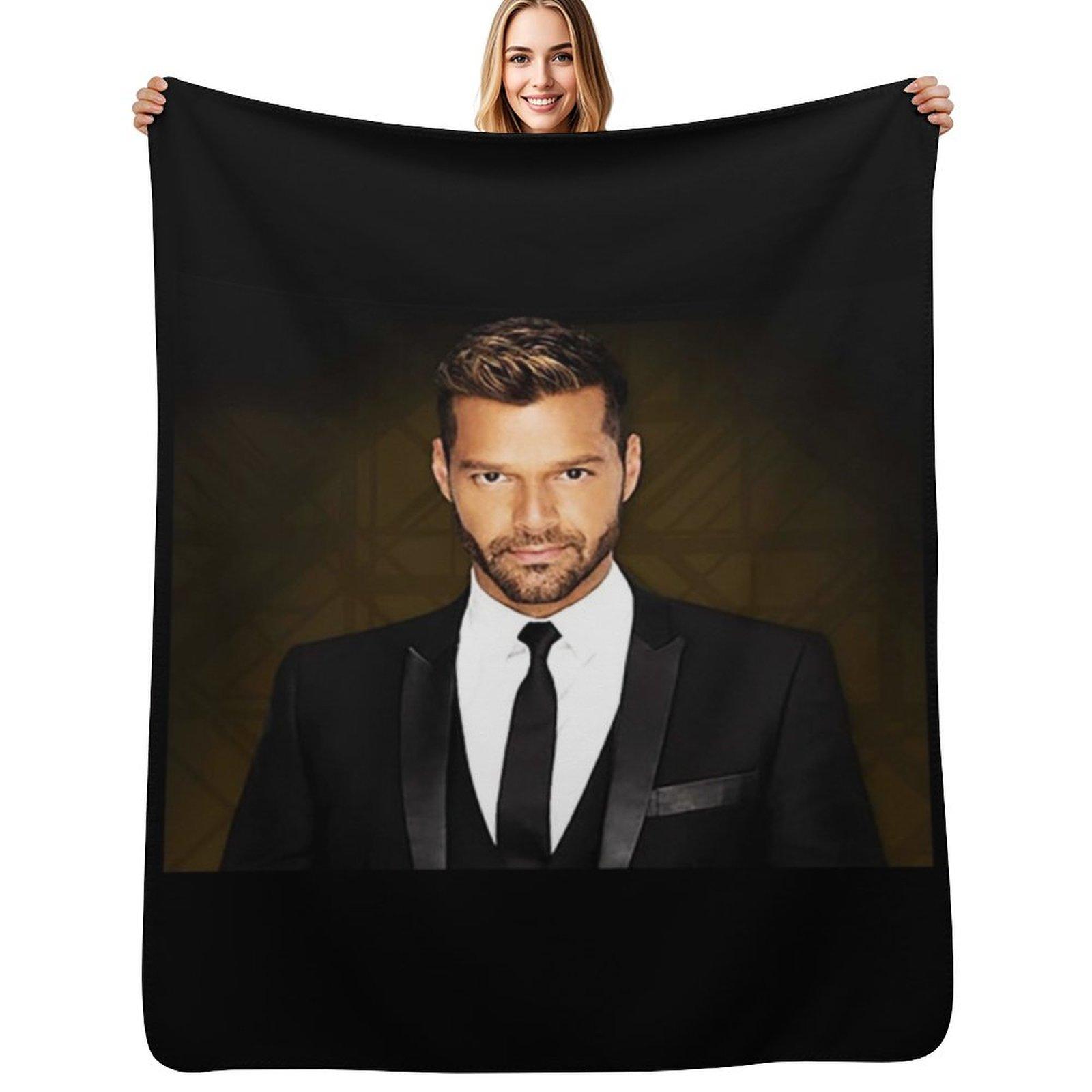Can Ricky Bin Martin Ing Tour T-Shirtcan Ricky bin Martin ing tour Throw Blanket Thins Flannel Blankets Size: 75*100cm, Weight: 230 GSM