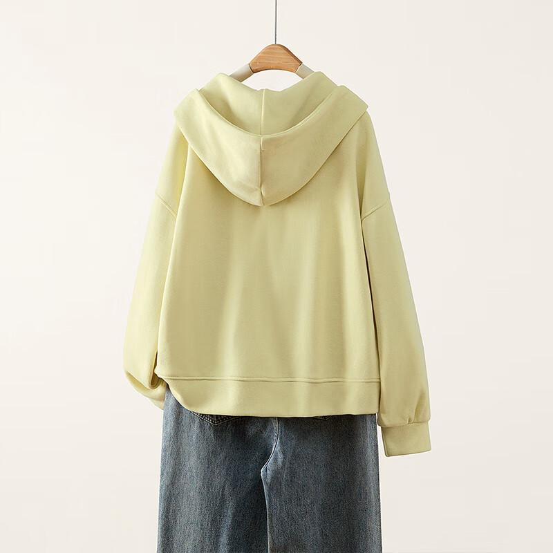 Women's Loose Hooded Zip-Up Sweatshirt Jacket - Ta Chi 2025 Autumn