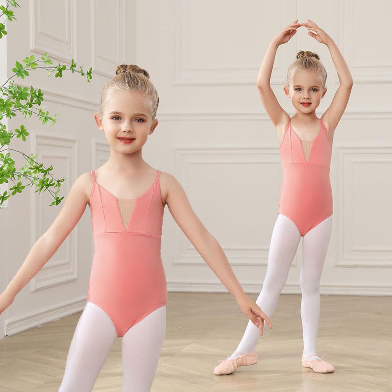 Children Dance Leotards Girls Ballet Leotard Gymnastic Bodysuit Performance Ballerina Ballet Dance Leotard