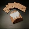 European Retro Kraft Paper Heart Buckle Envelope - High-End, Unique Design with Inner Page
