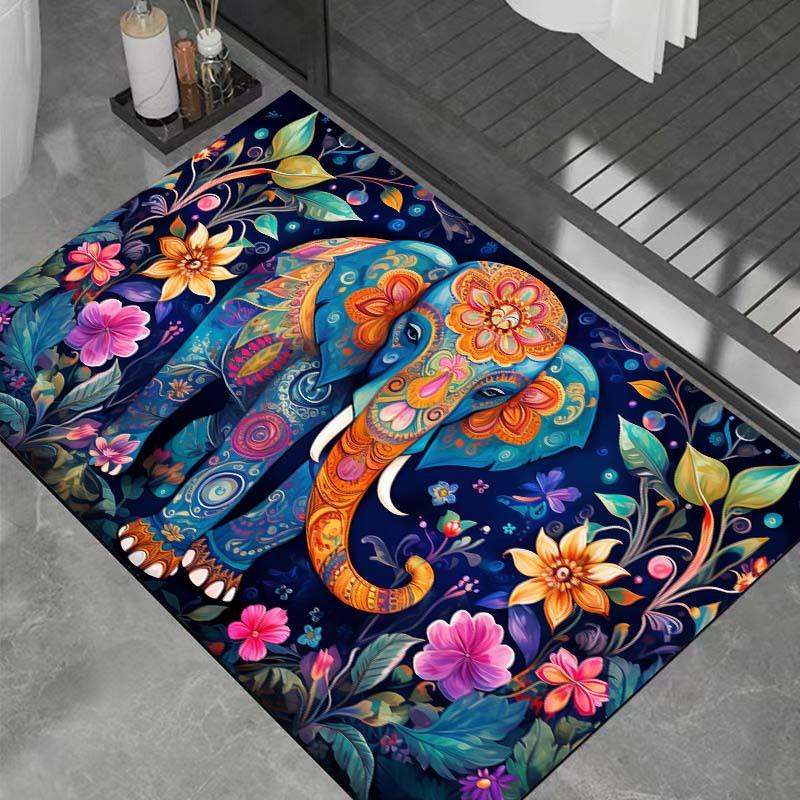 Diatom Mud Floor Mats Water Absorption and Dirt Resistance Diatom Mud Pads Bathroom Entrance Door Mats