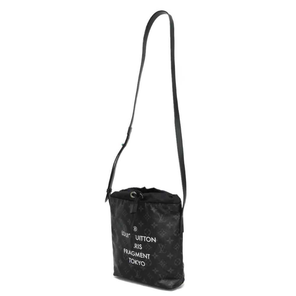 Used 12564 Nano Bag M43418 7921 LV Circle Fragment Logo Circle Thunder by Hiroshi Fujiwara Monogram Eclipse Men's from