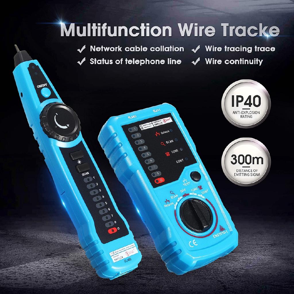 IP40 RJ45 Network Trace LAN Ethernet Phone Telephone Cable Tester Wire Tracker RJ45 RJ11 Finder