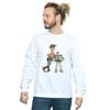 Disney Mens Toy Story Buzz And Woody Standing Sweatshirt