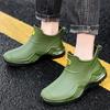 Fashion Men's Rain Boots Waterproof Shoes Fishing Husband Galoshes Man Garden Rubber Boot Indoor Kitchen Work Rain Boots Car Wash Boots