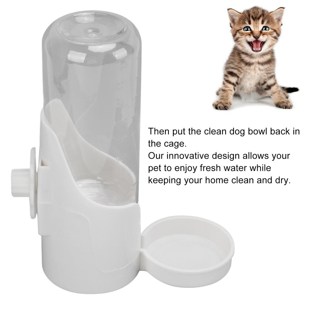450ml Dog Water Dispenser Leakproof Pet Auto Feeding Water Bottle for Cats Dogs Rabbits