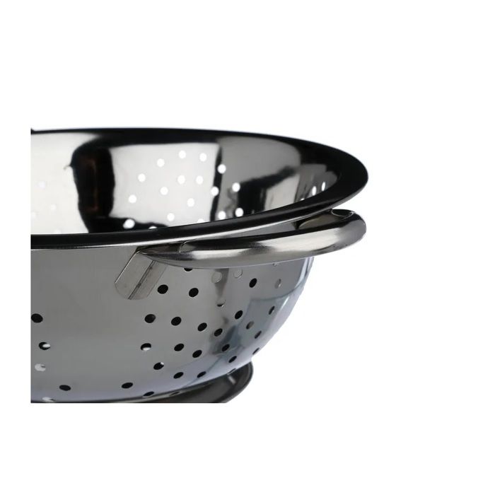 Passoire - Inox - 2.2 L - Diamètre 24 cm - Hauteur 10 cm - Gris