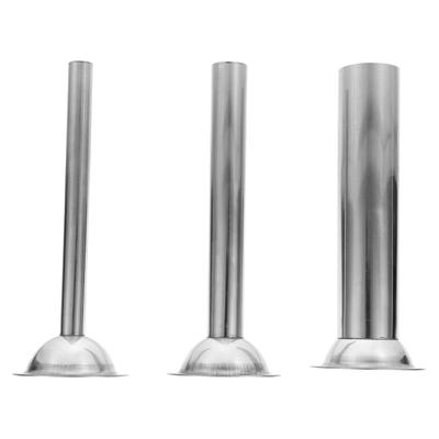 3pcs Sausage Stuffer Tubes Set Stainless Steel Meat Filler Food Sausage Filling Tools (Size 5) Sausage Filler Tube