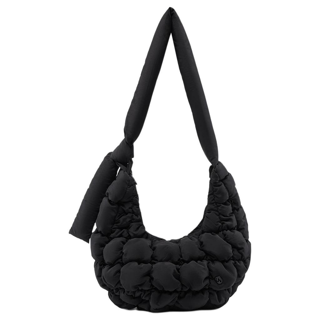 New LiNing Nylon Shoulder Bag, Crossbody Bag Regular Unisex Basic Black ABDV367-3