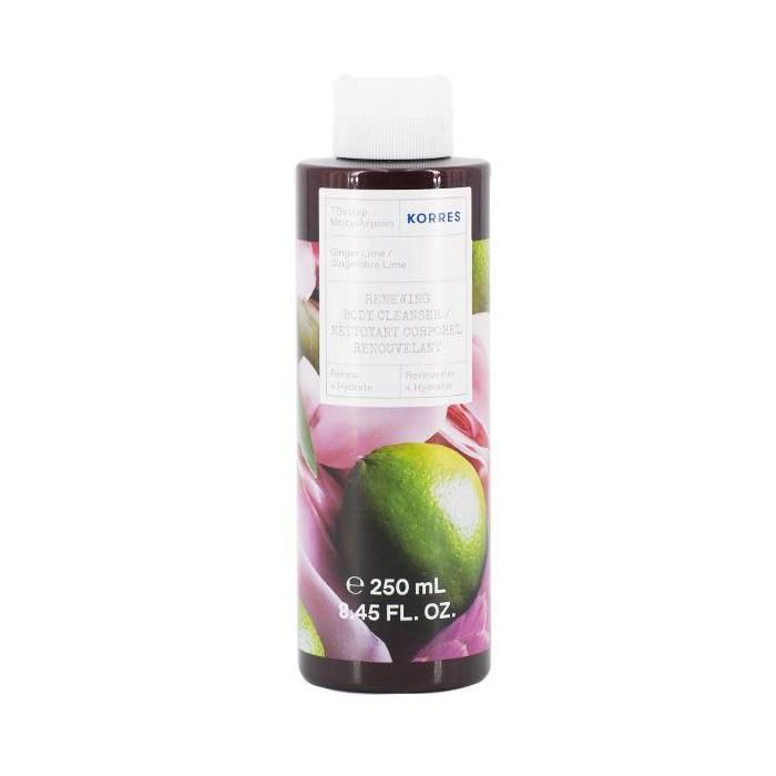 Korres Nettoyant Corporel Renouvelant Gingembre Lime 250ml