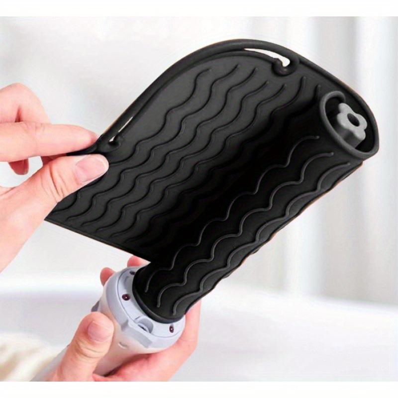 Salonová silikonová žáruvzdorná protiskluzová podložka a pouzdro na vlasové nástroje