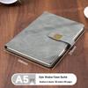 A5 Sheepskin Soft Leather Notebook – Customizable, Logo Printable, Thick Business Office Design