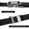 Business men's tactical belt nylon belt elastic iron buckle trouser belt pilot canvas tactical belt With Pants Jeans ForMenWomen