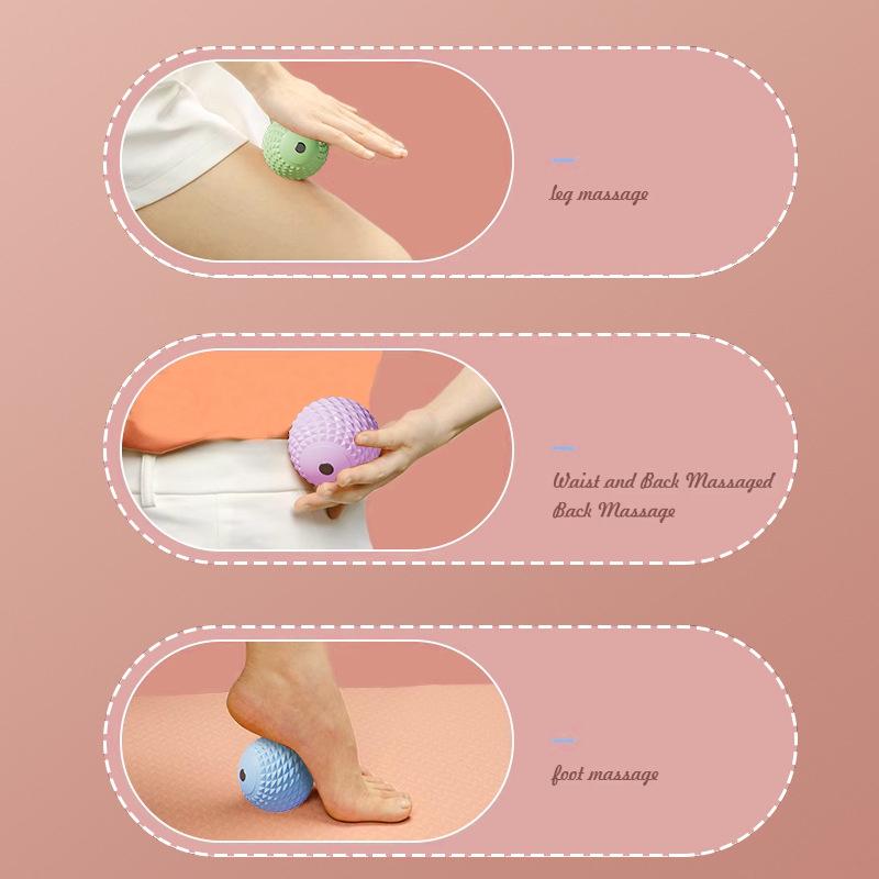 6.5Cm Piłki do Masażu Fitness Narzędzie do Rozluźniania Węzłów Mięśniowych Tkanki Głębokiej na Ramię Plecy Nogi Ciało Masaż Fitness