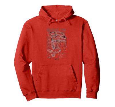 DreamWorks How To Train Your Dragon Night Fury Sketch Toothless Hoodie