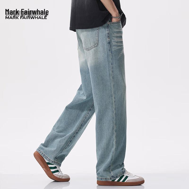 Mark Fairwhale Men's Loose Straight Leg Jeans