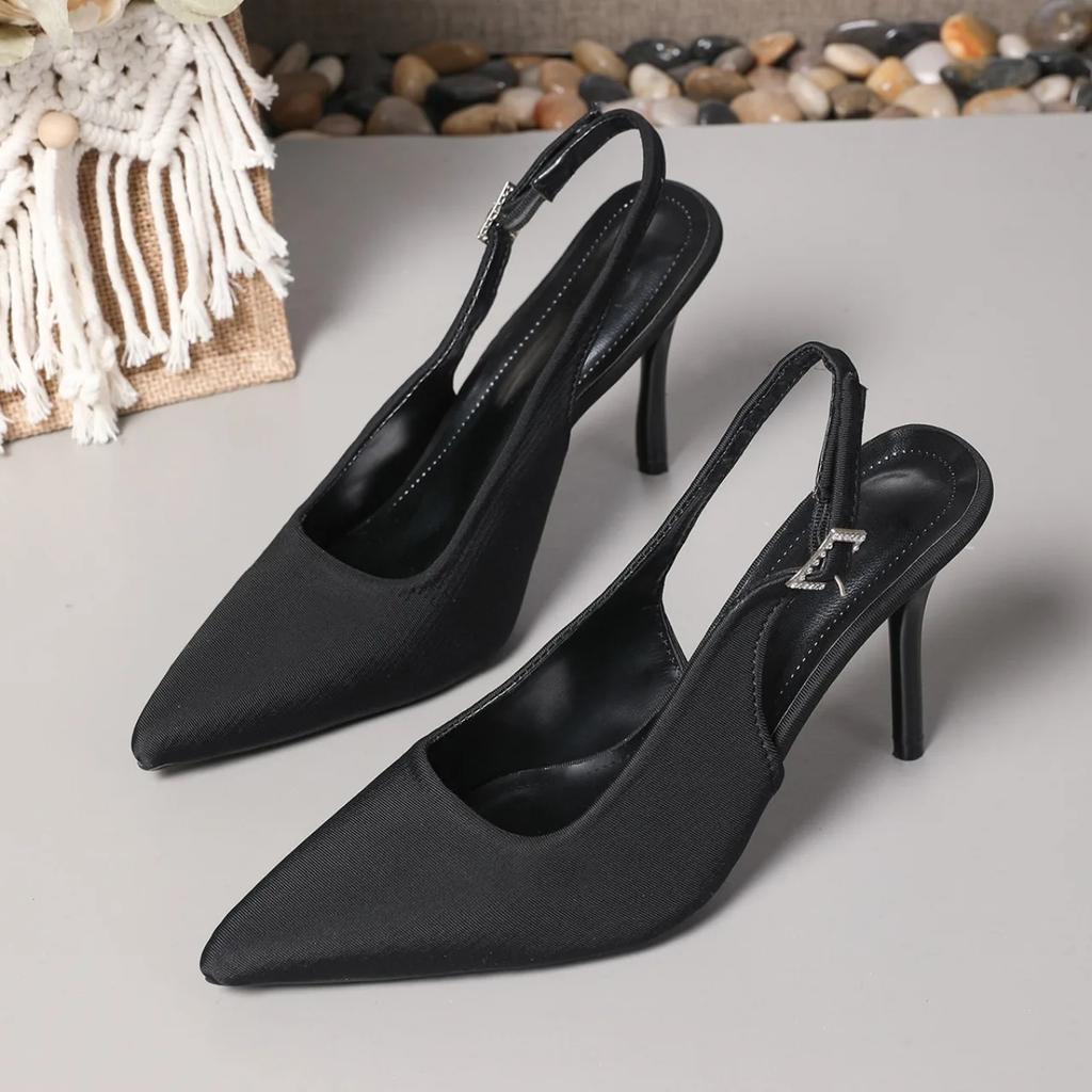 Fashion Fashion Women's Leopard Print Shoes Designer Simple Non-Slip Pointed Toe Ladies Thin Heels Sandals  Comfortable Woman Slippers