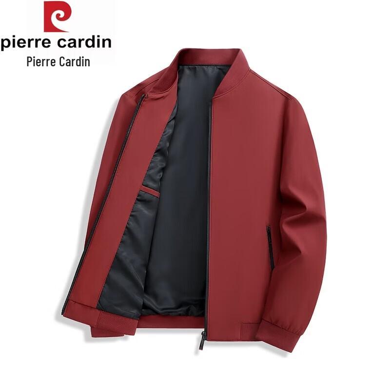 Pierre Cardin Men's Cotton-Padded Baseball Collar Casual Jacket