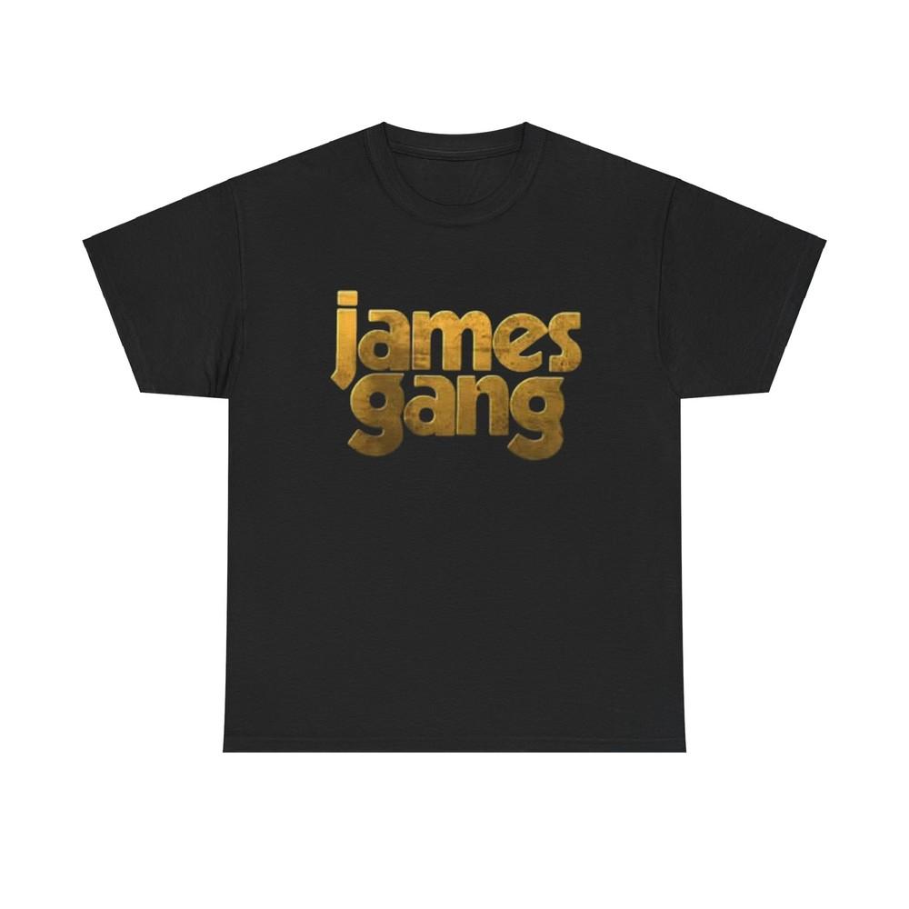 James Gang Graphic T Shirt Vintage Rock Poster Unisex Heavy Cotton Tee Unisex T-Shirt S