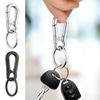 car Keychain Anti-Lost Zinc Alloy auto Key Chain With KeyRing Gourd Buckle Carabiner Keychain Car Key Ring  Hanging Buckle