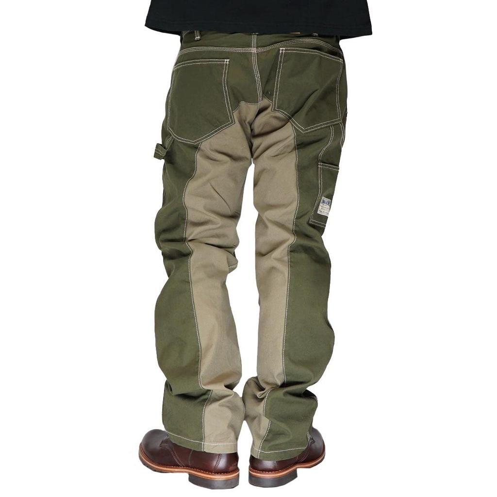Kojima Jeans Monkey Combo Painter Made In One Pants, Men's, Japan, Wash, RNB-1081F-Khaki-38