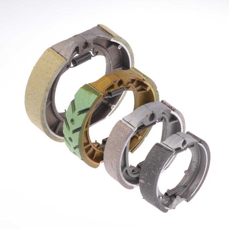 1Pair Electric Vehicle Front Rear Brake Pads Expandable Drum Brake Pad Electric Scooter Front Wheel Drum Brakes Replacement Part