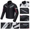 [Zyxformis] Men's Motorcycle Jacket, All Season, Waterproof, Cold-Resistant, with CE Standard Protectors, Removable Thermal Liner, Breathable Ventilat