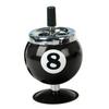 Stylish Metal Ashtray Billiards   Shape Large Capacity Windproof Ashtray for Indoor Outdoor Use