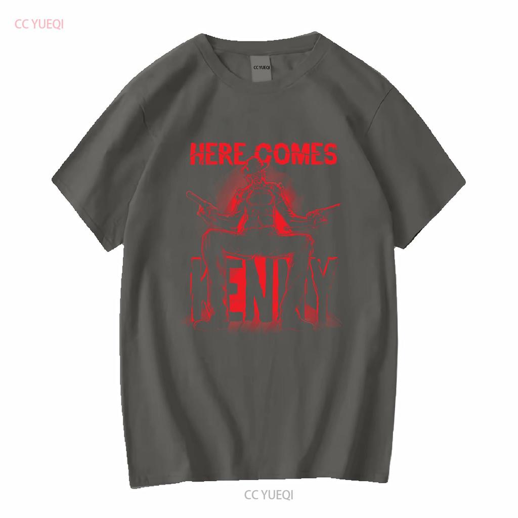 Nwt Kenny Ackerunisex Here Comes Cool Unisex T Shirt Vintage Washed Streetwear Slightly Stylish Graphic Breathable Fashion