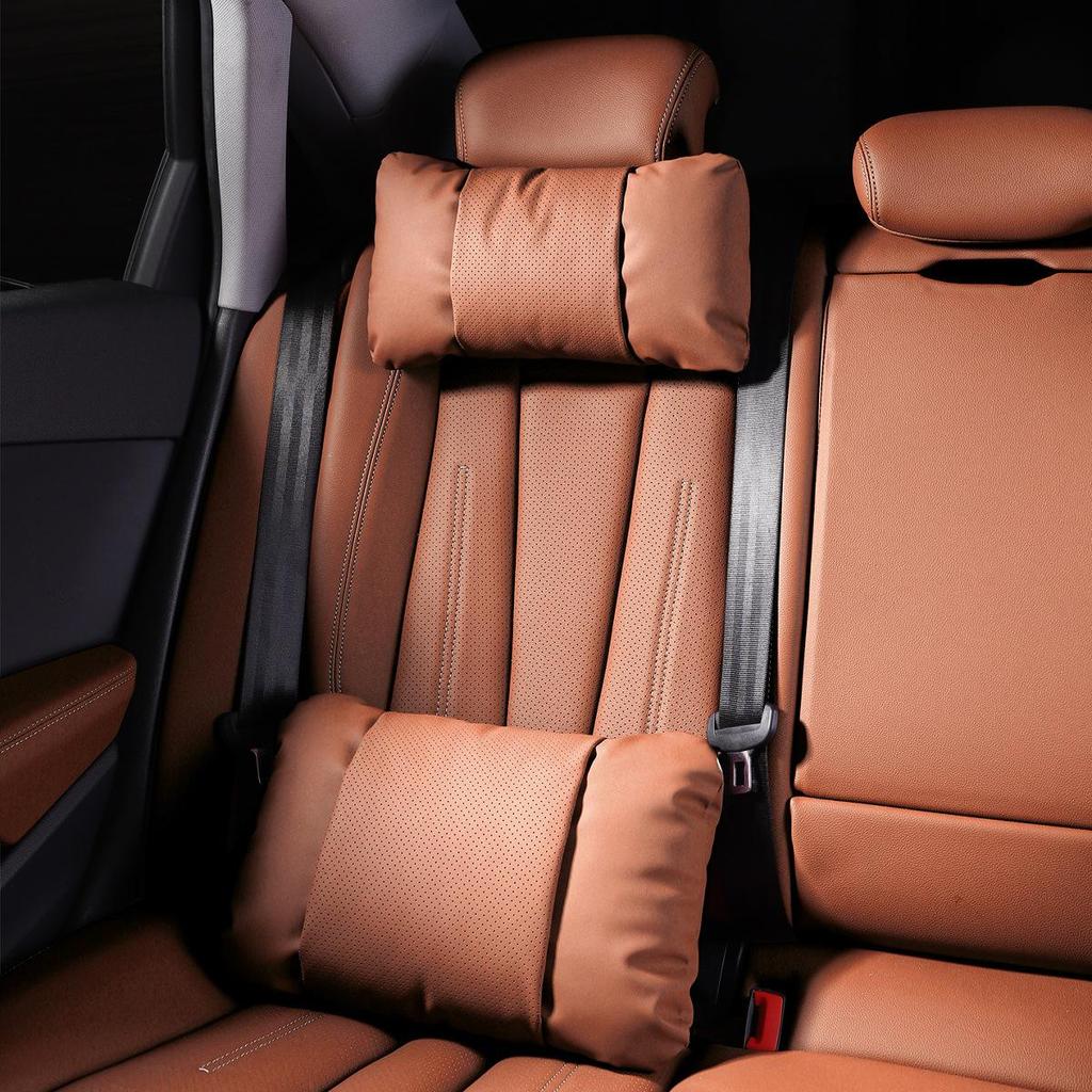 Leather Headrest Cover for Buick GL8, Encore Plus, Lingshang E5, Avia, Regal, Lu Zun, Angke Qi, and Century