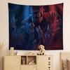 LE CIRCLE NUMÉRIQUE INCROYABLE Dessin Animé Tapisserie Colorée Accrochage Mural Hippie Fleur Tapis Muraux Décor de Dortoir Art Mural Décor