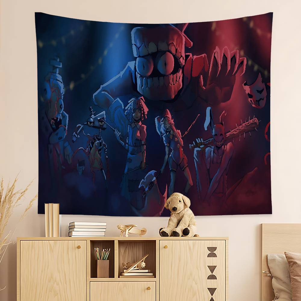 LE CIRCLE NUMÉRIQUE INCROYABLE Dessin Animé Tapisserie Colorée Accrochage Mural Hippie Fleur Tapis Muraux Décor de Dortoir Art Mural Décor