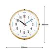 L'Horloge Murale Commune Bauhaus Fonts CarlMarx WCL-006