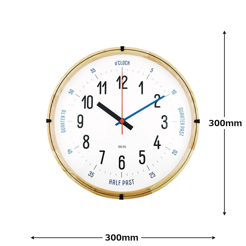 L'Horloge Murale Commune Bauhaus Fonts CarlMarx WCL-006