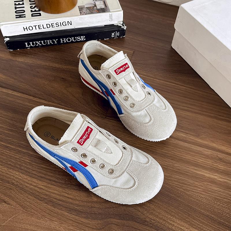 Shoes 2025 Autumn New Women's Shoes Flat-soled German Training Shoes Lightweight Soft-soled Single Shoes Casual Sports Forrest Gump Shoes