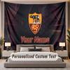 Custom Name Text Tapestry AS Roma FC Personalized Polyester Wall Tapestry For Bedroom And Room